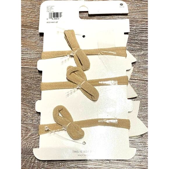 Headwrap Glitter Bows Baby Girl 3 pack Holiday Christmas NWT - Picture 3 of 4